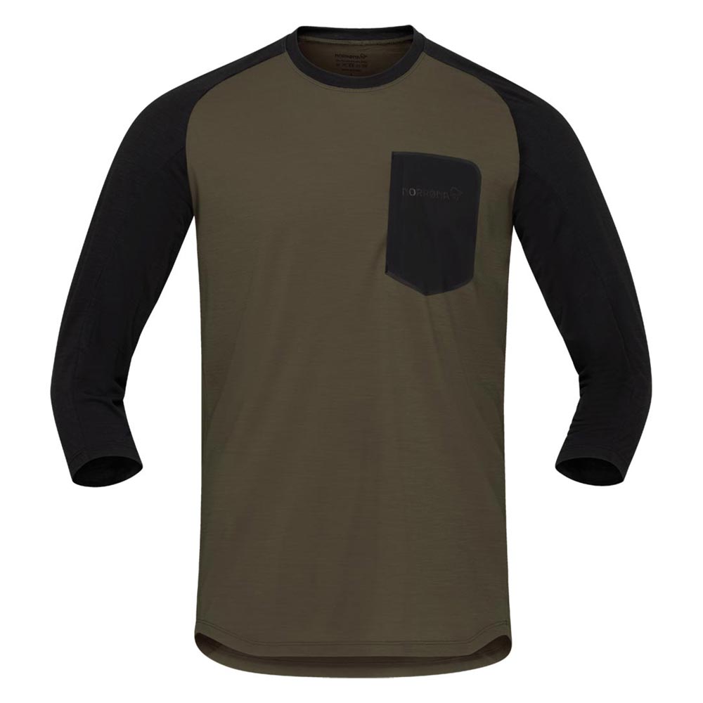 skibotn equaliser merino 3/4 T-shirt (M)